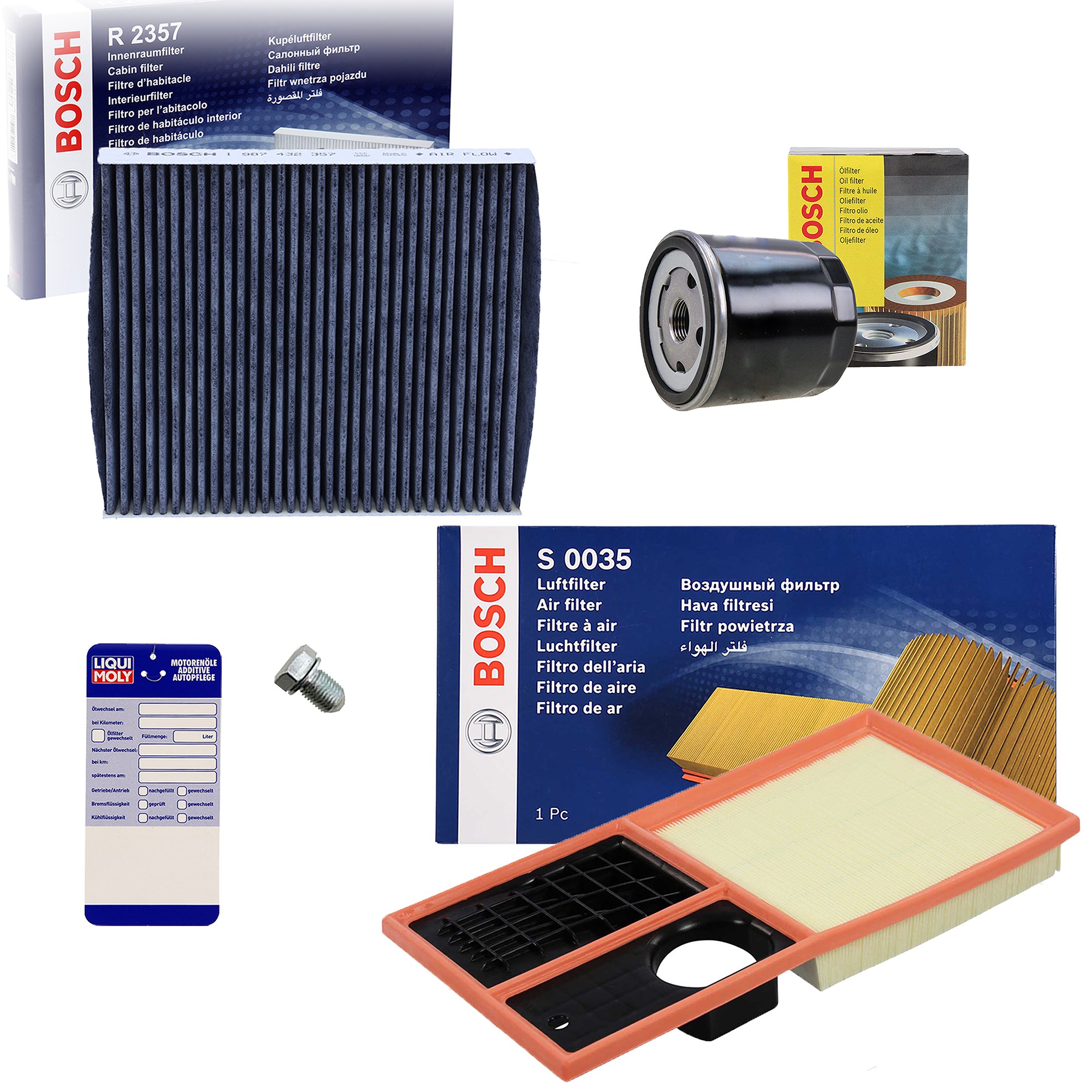 Bosch Inspektionspaket Filtersatz Set A