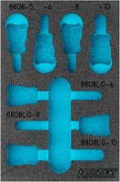 2-Komponenten Weichschaum-Einlage - leer - für 163-460/7