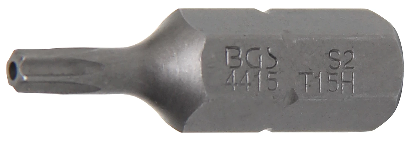 Bit - Außensechskant 8 mm (5/16") - T-Profil mit Bohrung T15