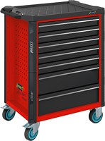 Werkzeugwagen Assistent - Unbefüllt - 7 Schubladen - Rot