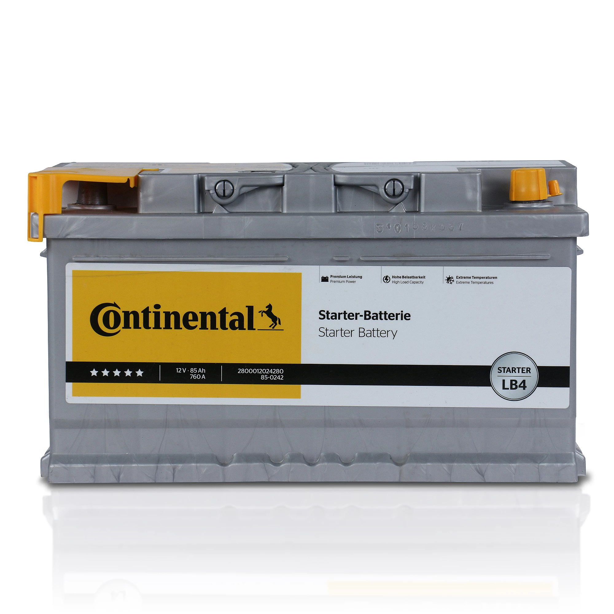 CONTINENTAL Starterbatterie LB4 85Ah 760A 2800012024280 günstig