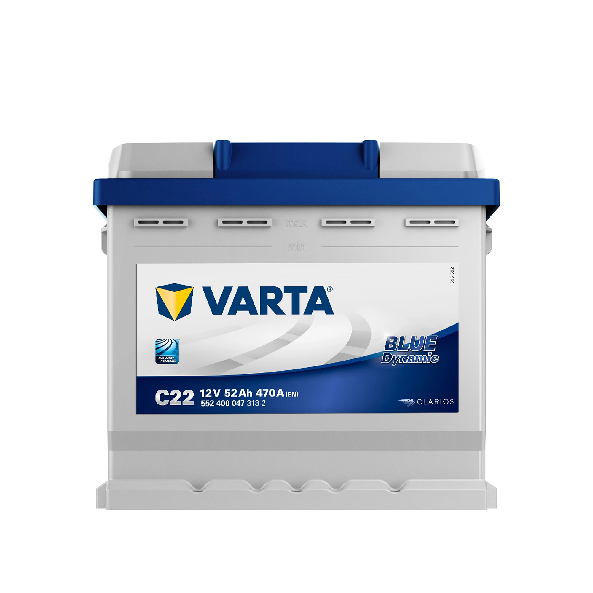 Varta C22 12V 52Ah 470A Blue Dynamic Starterbatterie in Rheinland
