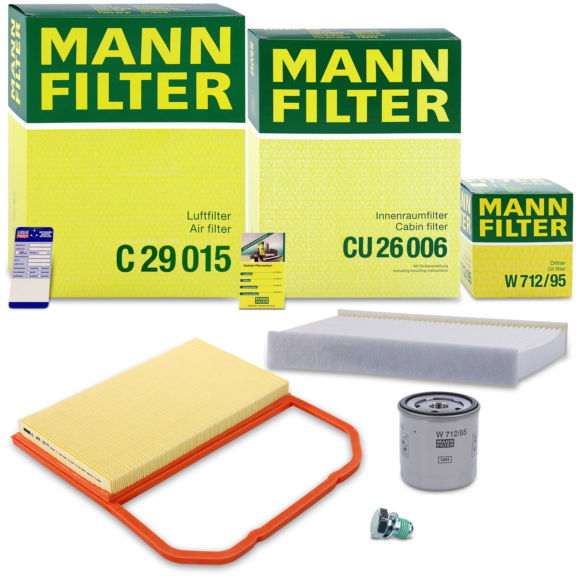 Filtersatz Filterkit Inspektionspaket Inspektionssatz für MAN Truck TGL/TGM 