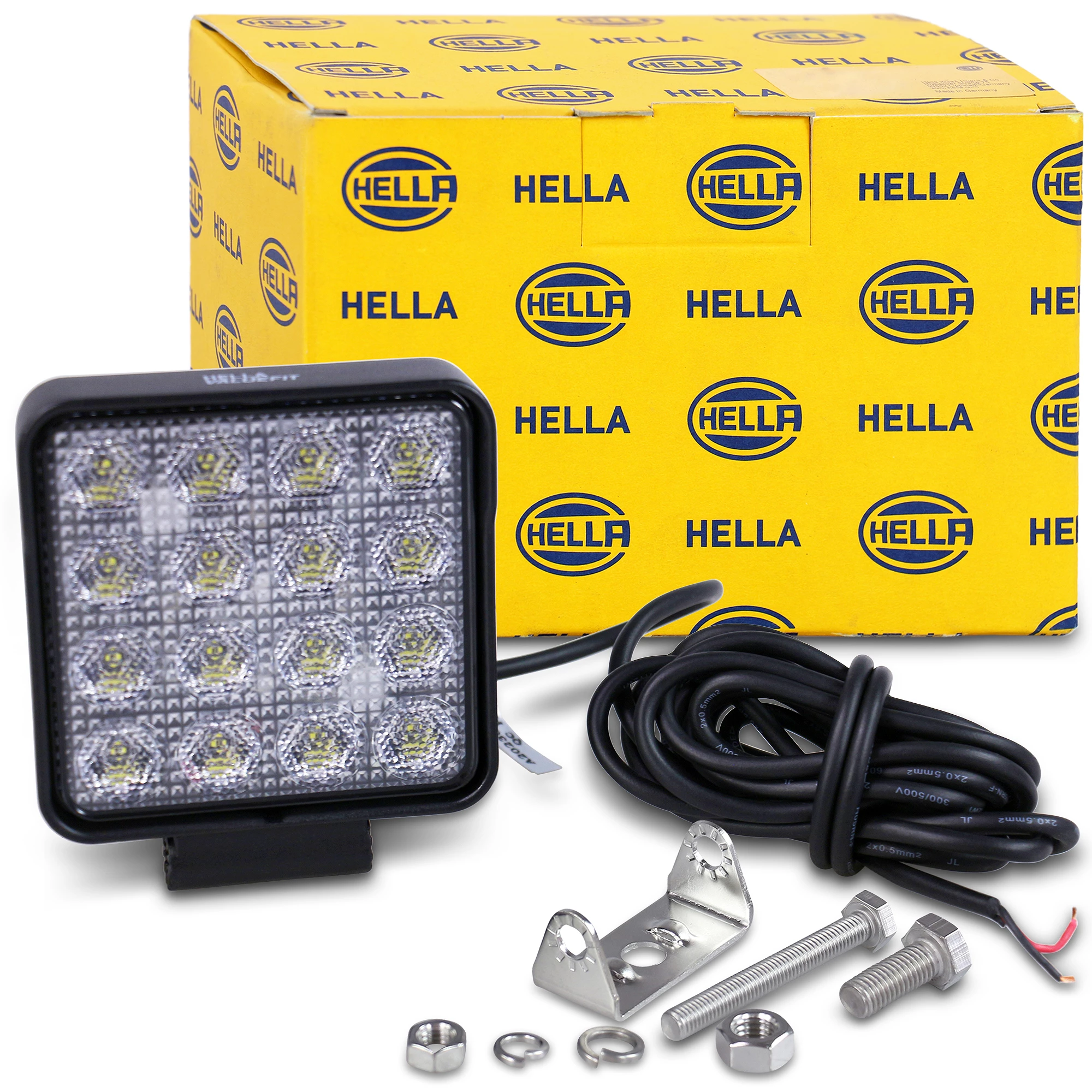 Hella S2500 LED-Arbeitsscheinwerfer 12/24V 2500 LM 3M Kabel
