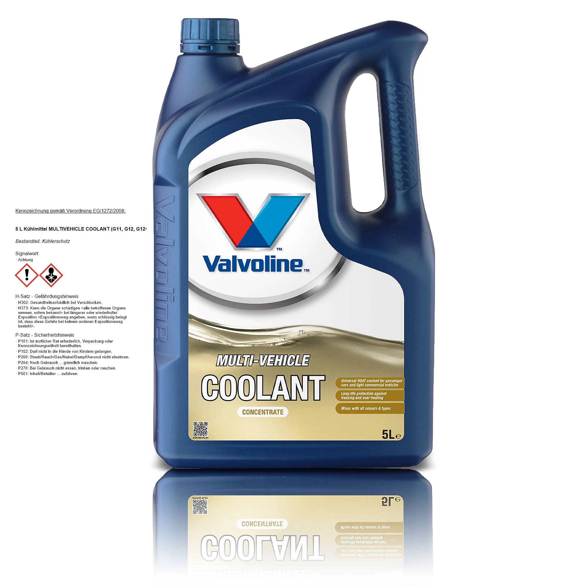 Valvoline 1 L Kühlmittel MULTIVEHICLE COOLANT (G11, G12, G12+, G12++, G13)  V874738 günstig online kaufen