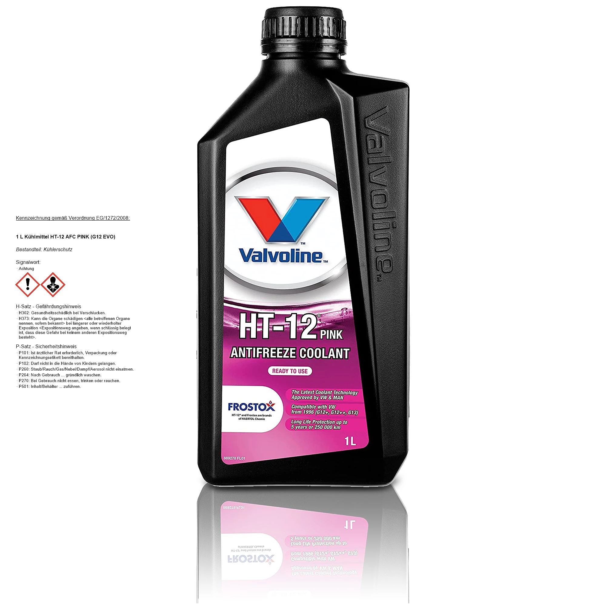 Valvoline 9x 1 L Kühlmittel HT-12 AFC PINK (G12 EVO) V889276 günstig online  kaufen