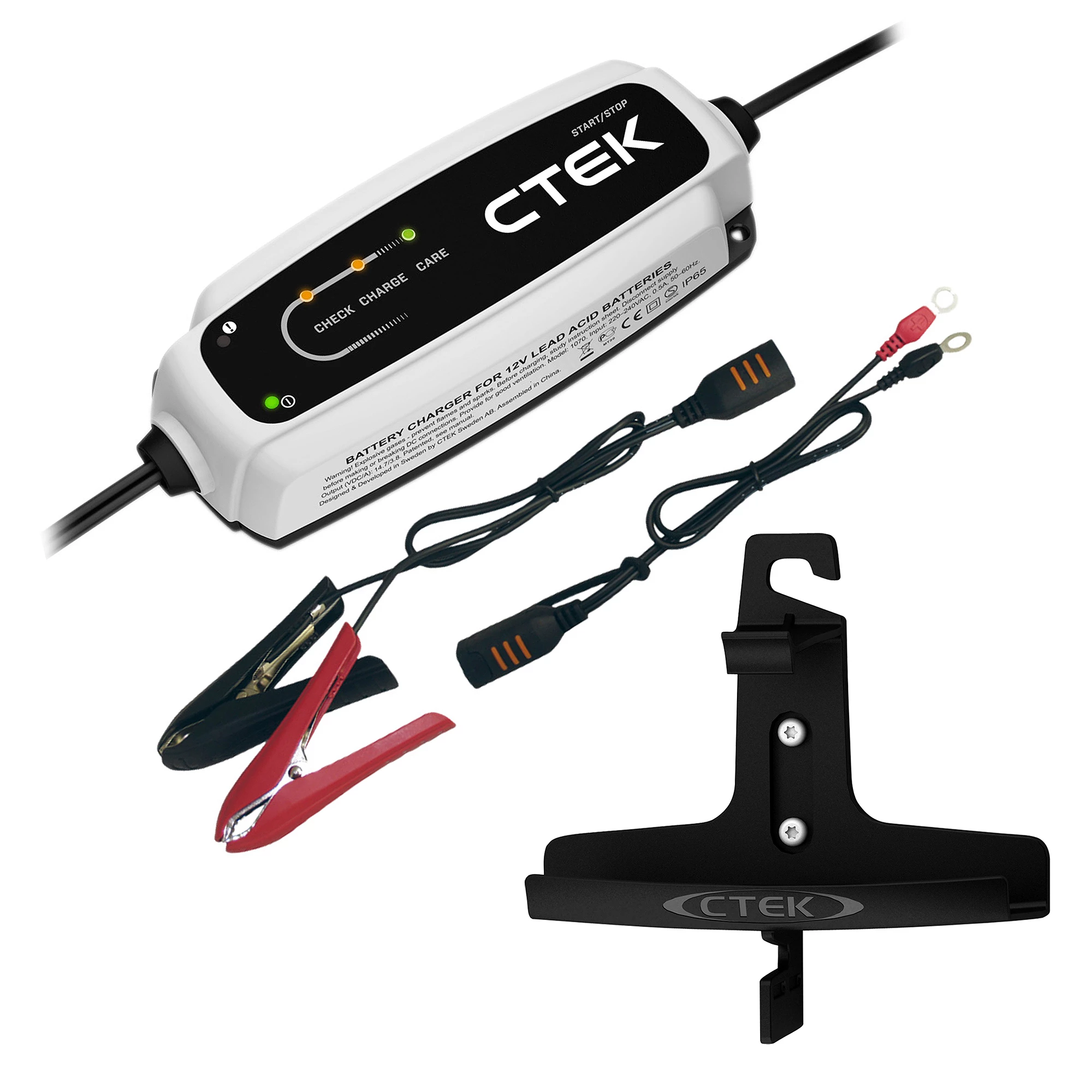 CTEK CT5 Start/Stop Hochfrequenzladegerät + Halter 40-107 günstig