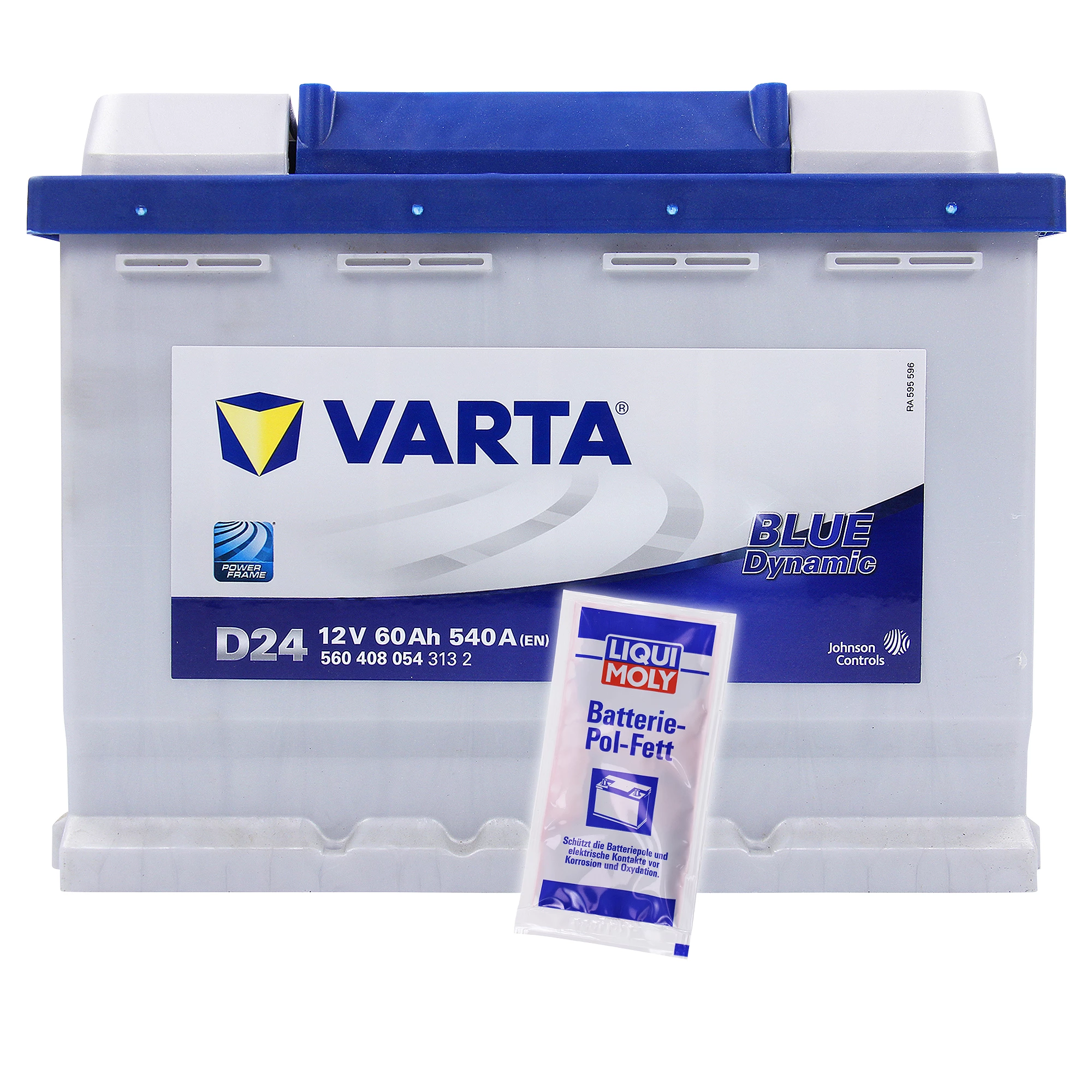 VARTA Starterbatterie Blue 60AH 540A D24 + Pol-Fett 10g 5604080543132  günstig online kaufen