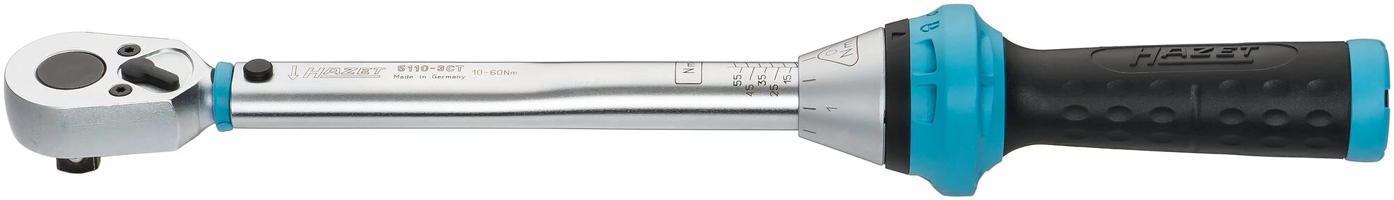 HAZET Drehmoment-Schlüssel - Nm min-max: 10 – 60 Nm - 3/8 5110