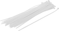 Kabelbinder-Sortiment, weiß, 4,8 x 300 mm, 50-tlg.