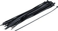 Kabelbinder-Sortiment, schwarz, 4,5 x 350 mm, 50-tlg.