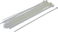 Kabelbinder-Sortiment, weiß, 8,0 x 400 mm, 30-tlg.