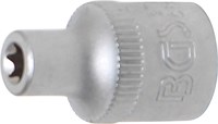 Steckschlüssel-Einsatz E-Profil - Vierkant 10 mm (3/8") - SW E6