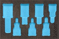 2-Komponenten Weichschaum-Einlage - leer - für 163-243/7
