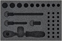2-Komponenten Weichschaum-Einlage - leer - für 853-2