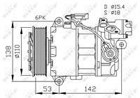 Klimakompressor CSE613E
