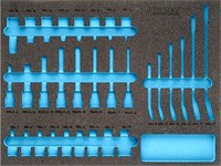 2-Komponenten Weichschaum-Einlage - leer - für 163-367/31