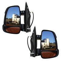 Außenspiegel Spiegelglas Heizbar Weitwinkelglas Kompatibel mit Fiat Ducato  Bus 230 244 94-06