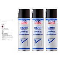 3x 500 ml Seilfett-Spray