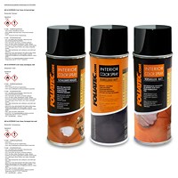 Set INTERIOR Color Spray dunkelgrau matt+Schaumreiniger+Versiegle