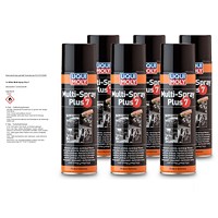 6x 500ml Multi-Spray Plus 7
