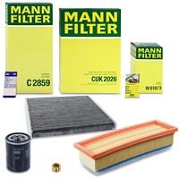 Original Fiat Filtersatz Inspektionskit Inspektionspaket Filterpaket Ölfilter Innenraumfilter Luftfilter Filterset 