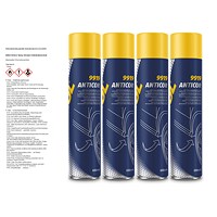 4x 650ml Anticor Spray Schwarz Unterbodenschutz