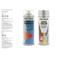 400 ml Auto-Color Lack silber metallic 10-0113 + 400ml 2-Schicht-