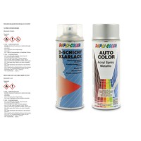 400 ml Auto-Color Lack silber metallic 10-0112 + 400ml 2-Schicht-