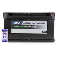 AGM95 Starterbatterie 95Ah 850A + 1x 10g Batterie-Pol-Fett