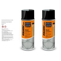 2x 400 ml Interior Color Spray, hellgrau matt