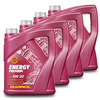 4x 5 L Energy Premium 5W-30