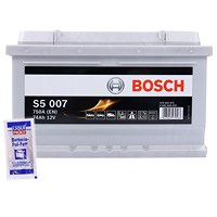 Starterbatterie S5 007 74Ah 750A 12V + 10g Pol-Fett