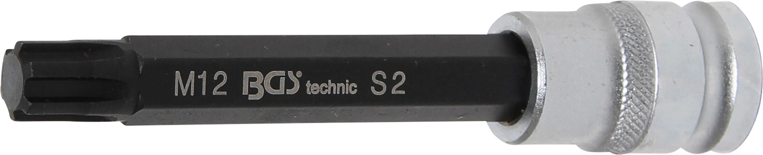 Bit-Einsatz - Länge 120 mm - 1/2" - Keil-Profil (für RIBE) M12