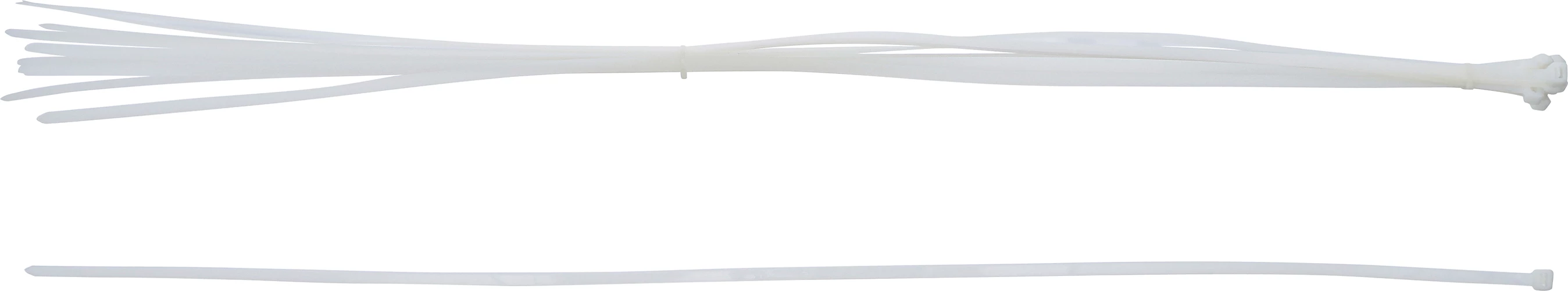 Kabelbinder-Sortiment, weiß, 8,0 x 1000 mm, 10-tlg.