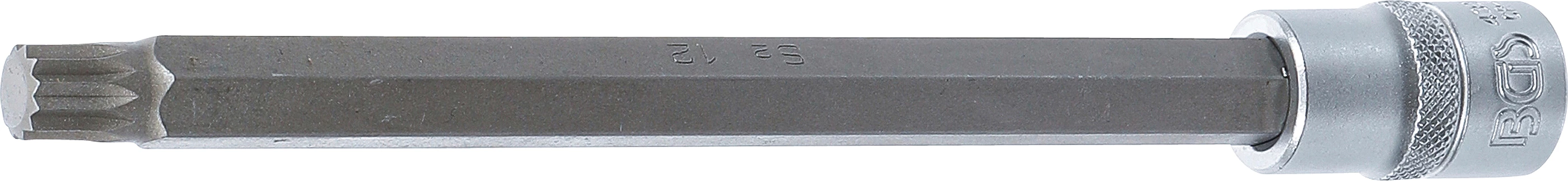 Bit-Einsatz - Länge 200 mm - 1/2" - Innenvielzahn (für XZN) M12