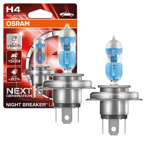 OSRAM 2x NIGHT BREAKER® LASER H4 Einzelblister 64193NL-01B günstig online  kaufen