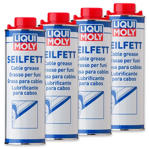 4x 1 L Seilfett-Spray