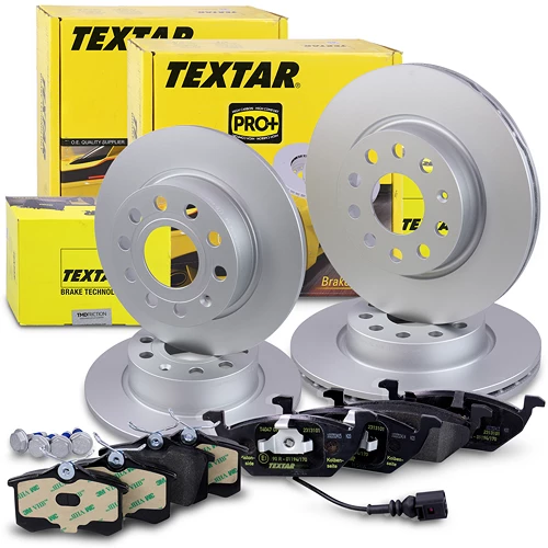 TEXTAR Bremsscheiben +Bremsbeläge vorne+hinten 40391442 günstig online  kaufen