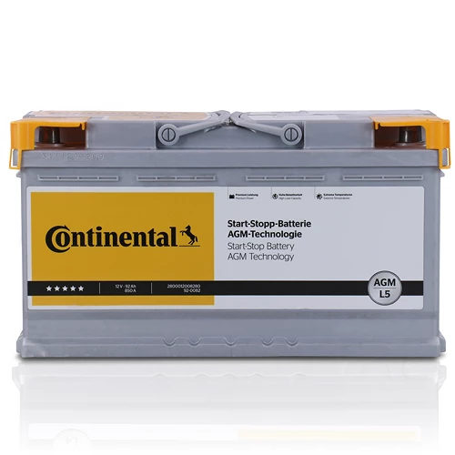 CONTINENTAL Starterbatterie AGM L5 92Ah 850A 2800012008280 günstig online  kaufen