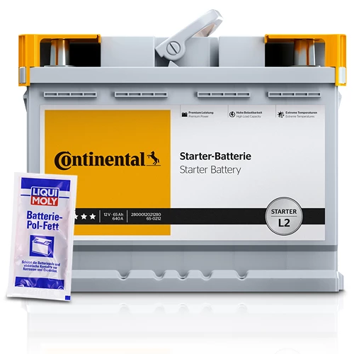 CONTINENTAL Starterbatterie L1 55Ah 540A + 10g Batterie-Pol-Fett  2800012019280 günstig online kaufen