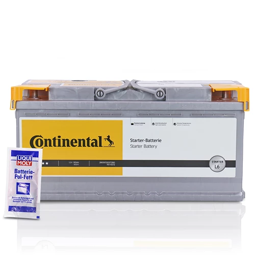 CONTINENTAL Starterbatterie L6 110Ah 950A + 1x 10g Batterie-Pol-Fett  2800012027280 günstig online kaufen
