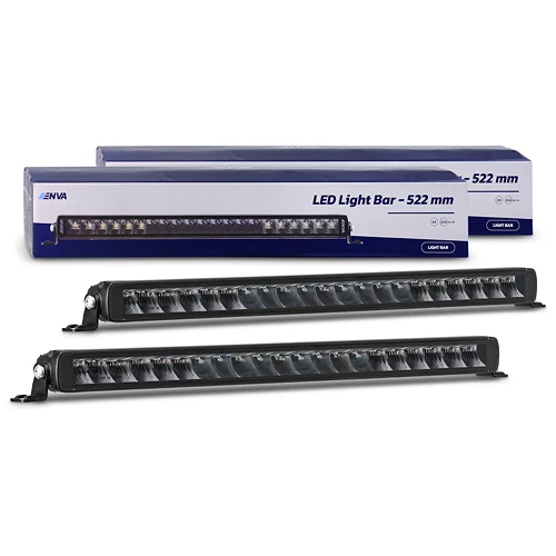 2x LED Light Bar Lichtbalken 12/24V 48W weiß 5700K 3809lm 522mm