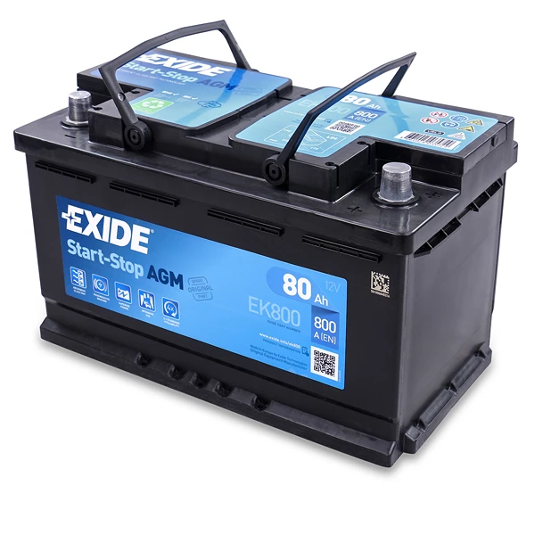 EXIDE EK800 80Ah 800A Start-Stop AGM EK800 günstig online kaufen