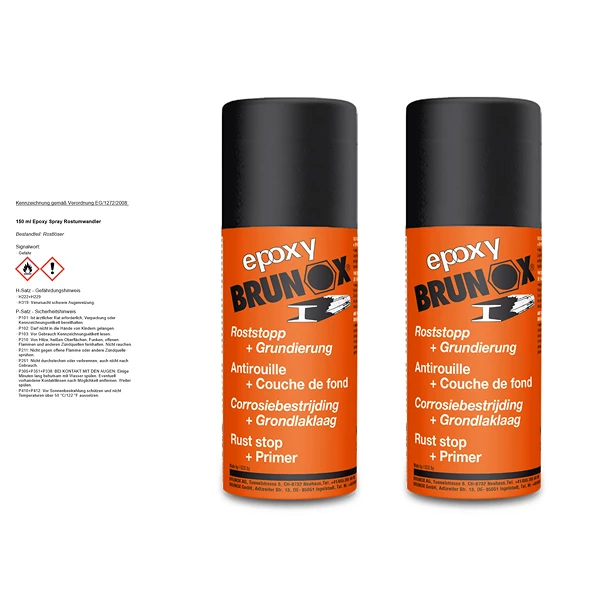 BRUNOX 2x 150 ml Epoxy Spray Rostumwandler BR0,15EP günstig online