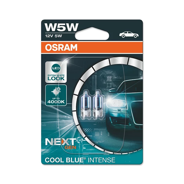 OSRAM 5W5 COOL BLUE® INTENSE Glühlampe (Next Gen) Doppelblister 2825CBN-02B  günstig online kaufen