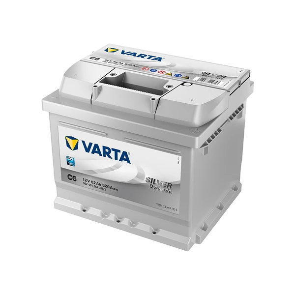 VARTA Starterbatterie Silver Dynamic 52Ah 520A C6 5524010523162 günstig  online kaufen