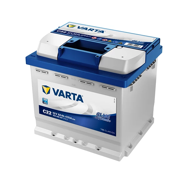 VARTA Starterbatterie Blue Dynamic 52Ah 470A C22 5524000473132
