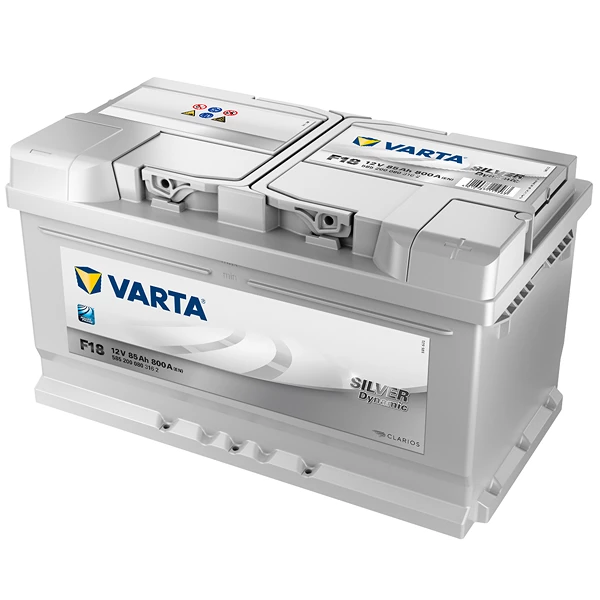 VARTA F18 Silver Dynamic 12V 85Ah 800A Autobatterie 585 200 080, Starterbatterie, Boot, Batterien für