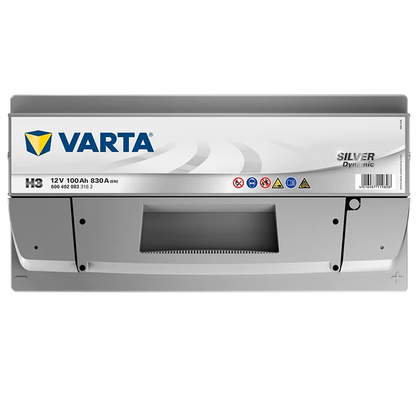 VARTA Starterbatterie Silver 100Ah 830A H3+ Pol-Fett 10g 6004020833162  günstig online kaufen